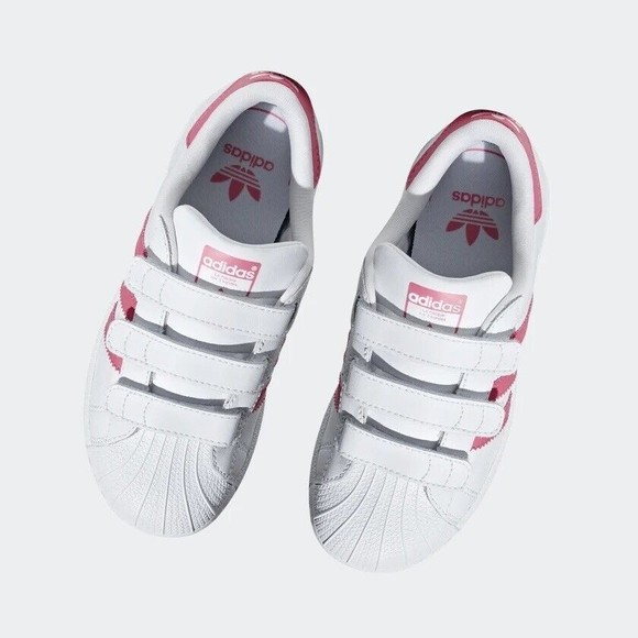 adidas gazelle silver green womens adidas Superstar Velcro Shoes White EF4838